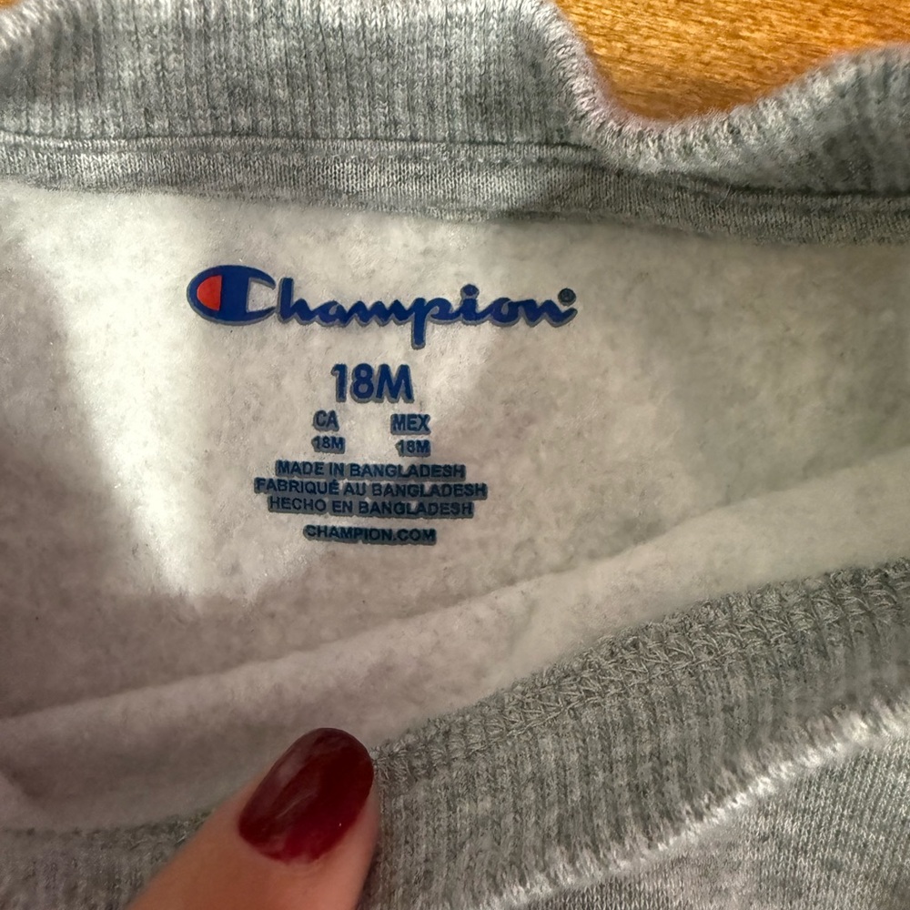 Champion Gray and Pink Kids Matching Set - Picture 3 of 3